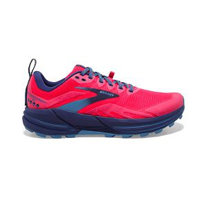 Brooks Cascadia 16 Women's Trail Running Shoes Red Pink Blue | ZA-UZS809645