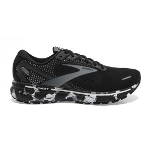 Brooks Ghost 14 Men's Road Running Shoes Black Grey White | ZA-JNX849612