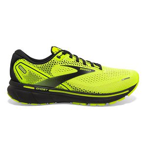 Brooks Ghost 14 Men's Road Running Shoes Yellow Black | ZA-RJX763851