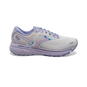 Brooks Ghost 14 Women's Road Running Shoes White Purple Pink | ZA-BFS709562