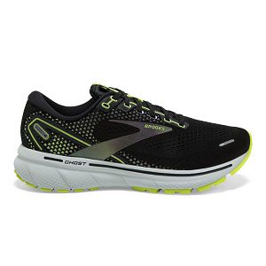 Brooks Ghost 14 Women's Road Running Shoes Black Yellow Grey | ZA-UQF679280