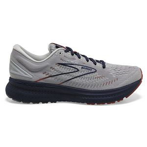 Brooks Glycerin 19 Men's Road Running Shoes Grey Navy Brown | ZA-MYQ872105