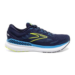 Brooks Glycerin GTS 19 Men's Road Running Shoes Navy Blue Yellow | ZA-GVT321564