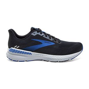 Brooks Launch GTS 8 Men's Road Running Shoes Black Grey Blue | ZA-HYP742938