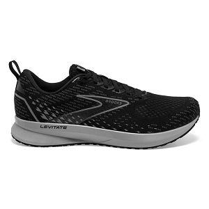 Brooks Levitate 5 Men's Road Running Shoes Black Grey | ZA-IFK098325