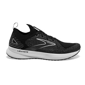 Brooks Levitate StealthFit 5 Women's Road Running Shoes Black Grey White | ZA-QAW074539