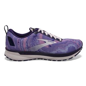 Brooks Revel 4 Women's Road Running Shoes Purple Silver Black | ZA-AYF829704