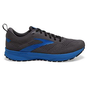 Brooks Revel 5 Men's Road Running Shoes Black Grey Blue | ZA-OYZ164753