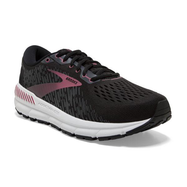 Brooks Addiction GTS 15 Women's Road Running Shoes Black Pink White | ZA-NMH127435