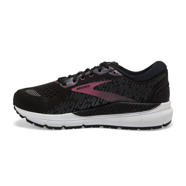 Brooks Addiction GTS 15 Women's Road Running Shoes Black Pink White | ZA-NMH127435