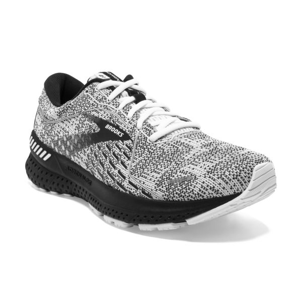 Brooks Adrenaline GTS 21 Women's Road Running Shoes White Grey Black | ZA-LMT346057