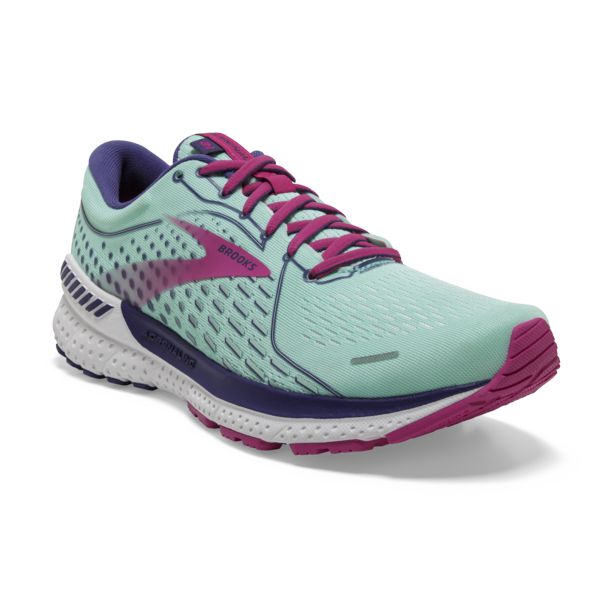 Brooks Adrenaline GTS 21 Women's Road Running Shoes Navy Blue Fuchsia | ZA-ONE824639