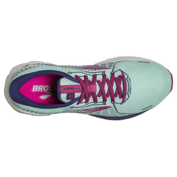 Brooks Adrenaline GTS 21 Women's Road Running Shoes Navy Blue Fuchsia | ZA-ONE824639