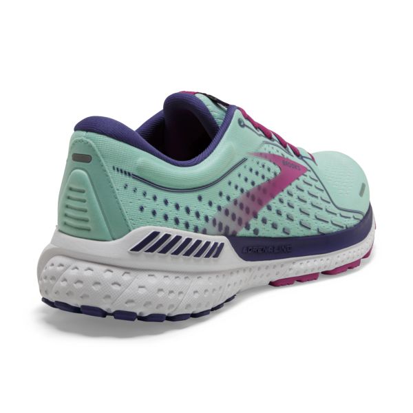 Brooks Adrenaline GTS 21 Women's Road Running Shoes Navy Blue Fuchsia | ZA-ONE824639