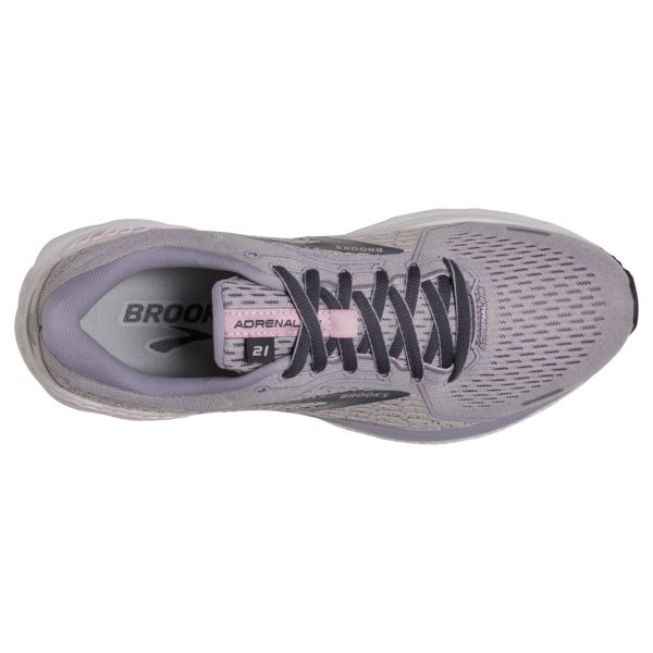 Brooks Adrenaline GTS 21 Women's Road Running Shoes Grey Purple | ZA-RME649723