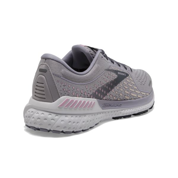 Brooks Adrenaline GTS 21 Women's Road Running Shoes Grey Purple | ZA-RME649723