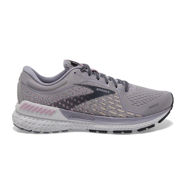 Brooks Adrenaline GTS 21 Women\'s Road Running Shoes Grey Purple | ZA-RME649723