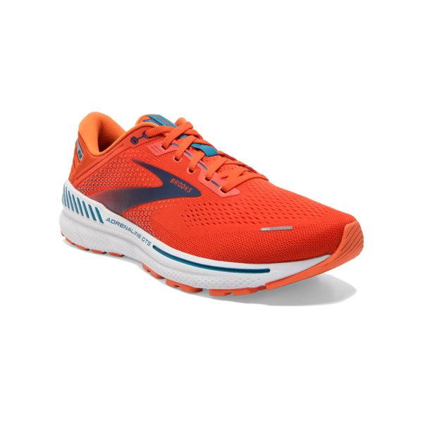 Brooks Adrenaline GTS 22 Men's Road Running Shoes Orange Blue White | ZA-FRO124095