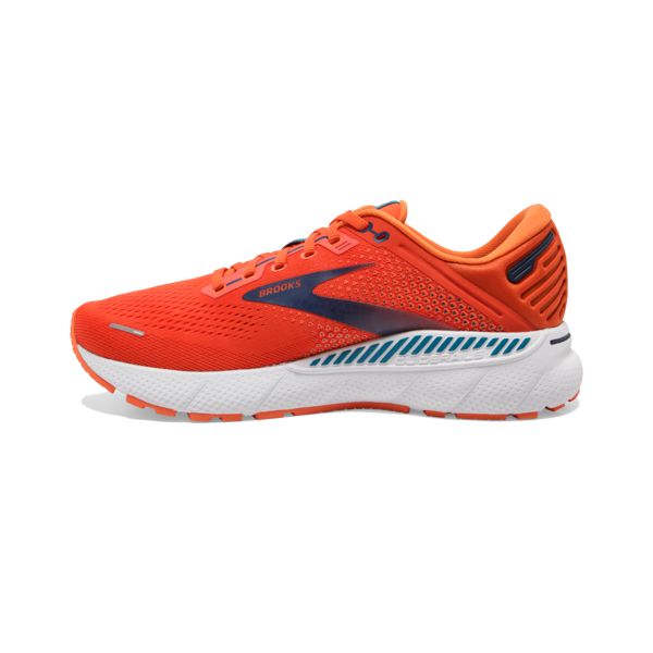 Brooks Adrenaline GTS 22 Men's Road Running Shoes Orange Blue White | ZA-FRO124095