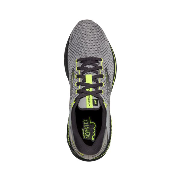 Brooks Adrenaline GTS 22 Men's Road Running Shoes Grey Yellow Black | ZA-LHY915068