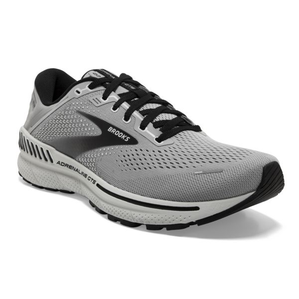 Brooks Adrenaline GTS 22 Men's Road Running Shoes Grey Black | ZA-VZF198605