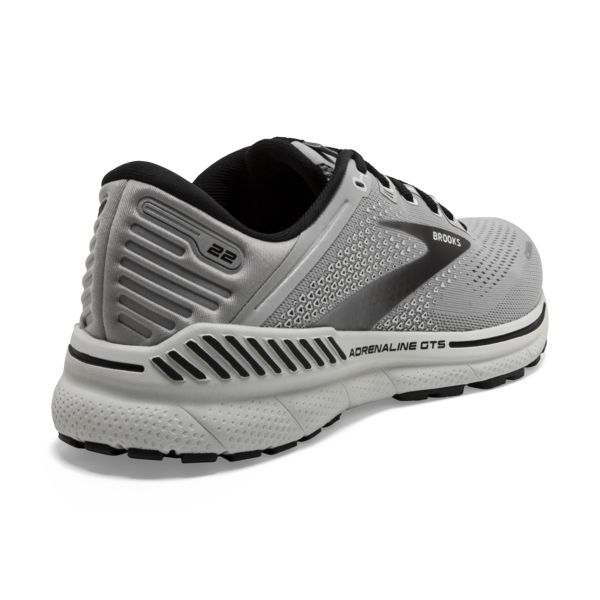 Brooks Adrenaline GTS 22 Men's Road Running Shoes Grey Black | ZA-VZF198605