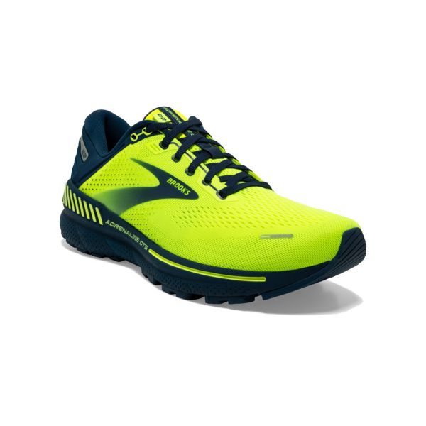 Brooks Adrenaline GTS 22 Men's Road Running Shoes Yellow Navy | ZA-YEI075316