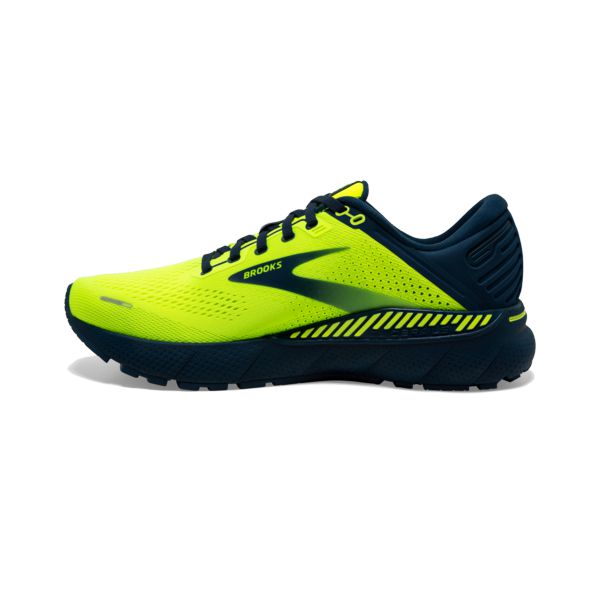 Brooks Adrenaline GTS 22 Men's Road Running Shoes Yellow Navy | ZA-YEI075316