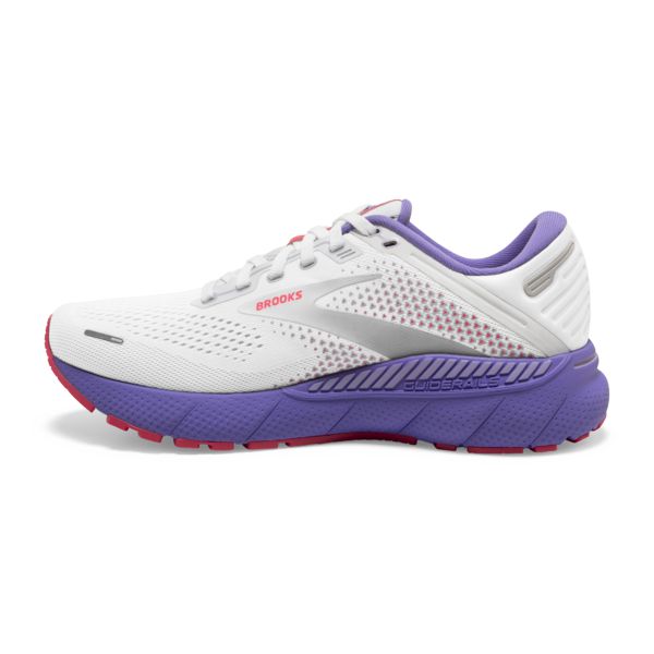 Brooks Adrenaline GTS 22 Women's Road Running Shoes White Coral Purple | ZA-AWG174320