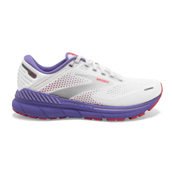 Brooks Adrenaline GTS 22 Women\'s Road Running Shoes White Coral Purple | ZA-AWG174320