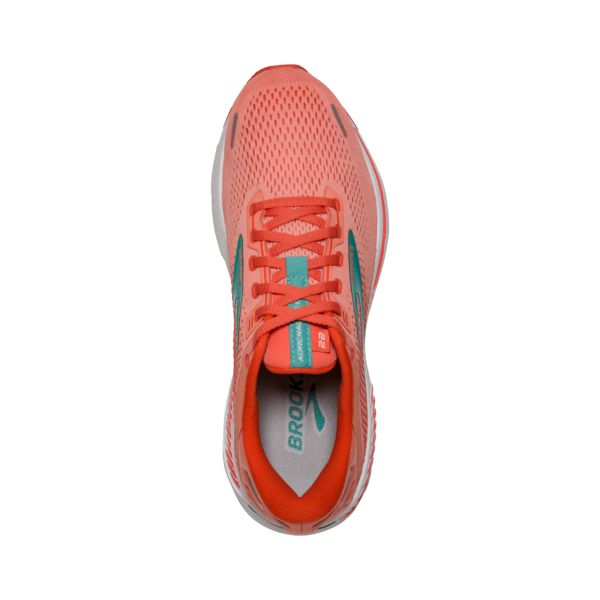 Brooks Adrenaline GTS 22 Women's Road Running Shoes Orange Green White | ZA-BFQ705623