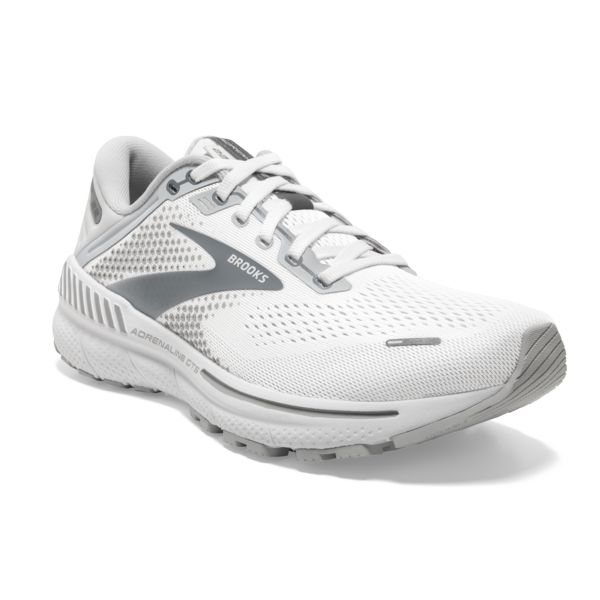 Brooks Adrenaline GTS 22 Women's Road Running Shoes White Grey | ZA-HLP815274