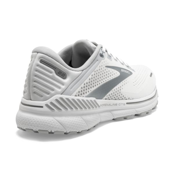 Brooks Adrenaline GTS 22 Women's Road Running Shoes White Grey | ZA-HLP815274