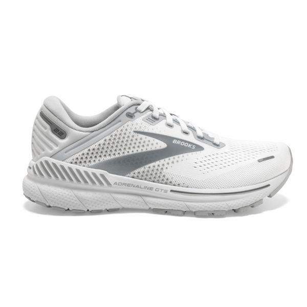 Brooks Adrenaline GTS 22 Women\'s Road Running Shoes White Grey | ZA-HLP815274