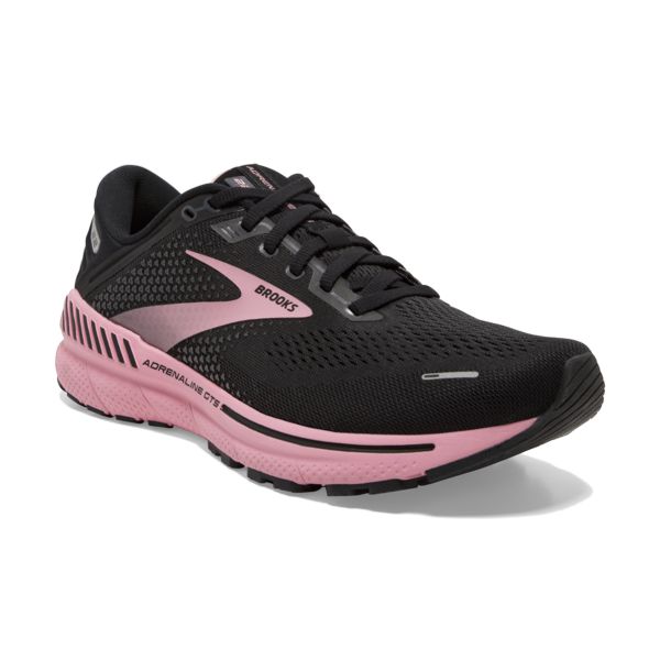 Brooks Adrenaline GTS 22 Women's Road Running Shoes Black Coral | ZA-VPB702915