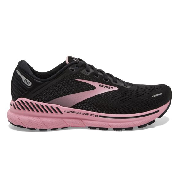 Brooks Adrenaline GTS 22 Women\'s Road Running Shoes Black Coral | ZA-VPB702915