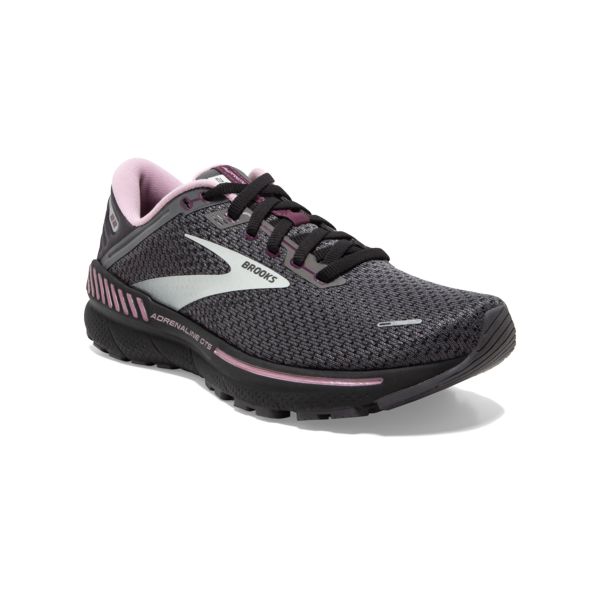 Brooks Adrenaline GTS 22 Women's Road Running Shoes Grey Pink White | ZA-WRP516927