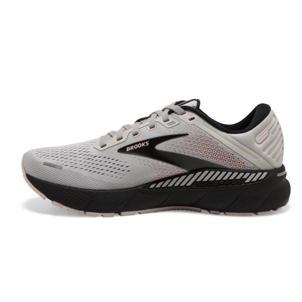 Brooks Adrenaline GTS 22 Women's Road Running Shoes Grey Rose Black | ZA-YAQ310249