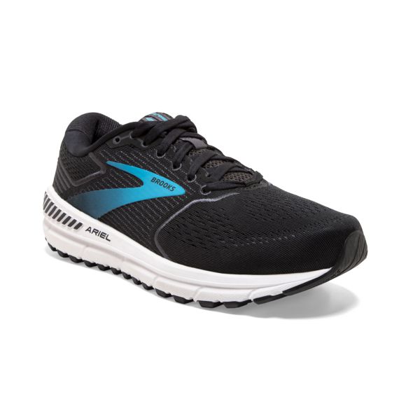 Brooks Ariel 20 Women's Road Running Shoes Black Blue White | ZA-JEQ402736