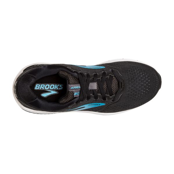 Brooks Ariel 20 Women's Road Running Shoes Black Blue White | ZA-JEQ402736