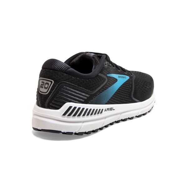 Brooks Ariel 20 Women's Road Running Shoes Black Blue White | ZA-JEQ402736