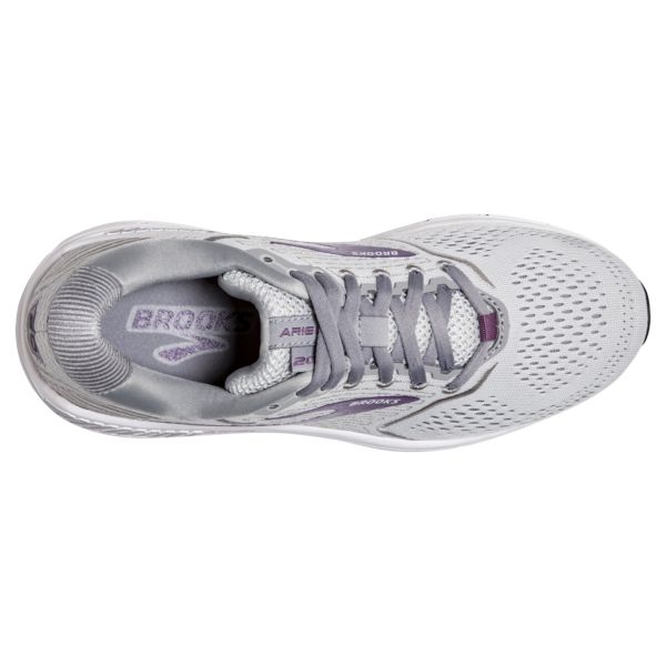 Brooks Ariel 20 Women's Road Running Shoes Grey Purple White | ZA-ZKR936507