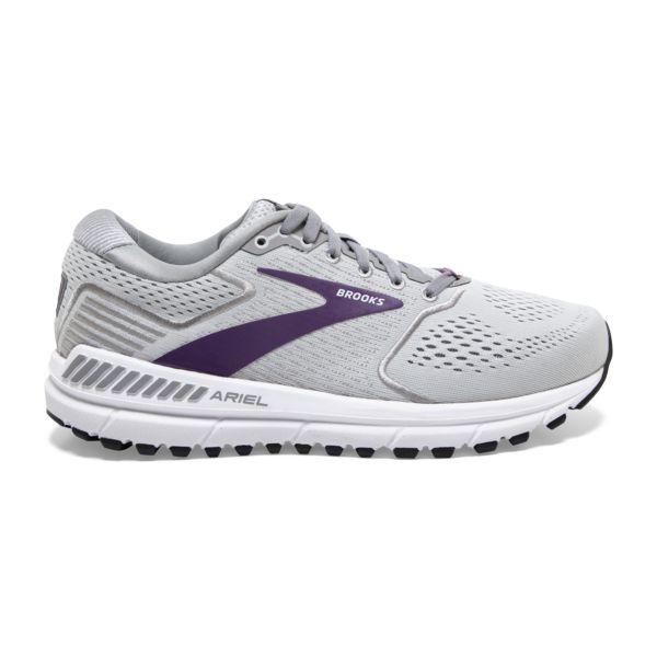 Brooks Ariel 20 Women\'s Road Running Shoes Grey Purple White | ZA-ZKR936507