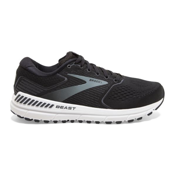 Brooks Beast 20 Men\'s Road Running Shoes Black Grey White | ZA-LWI910728