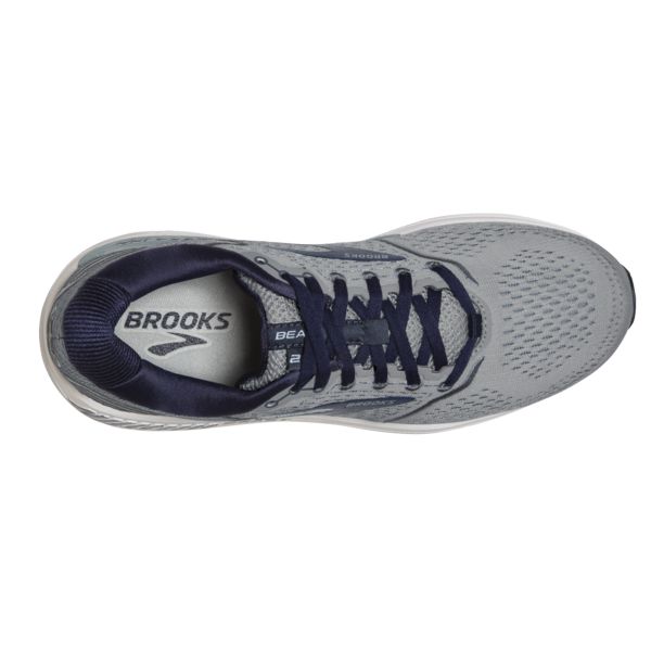 Brooks Beast 20 Men's Road Running Shoes Grey Blue White | ZA-NFH214560