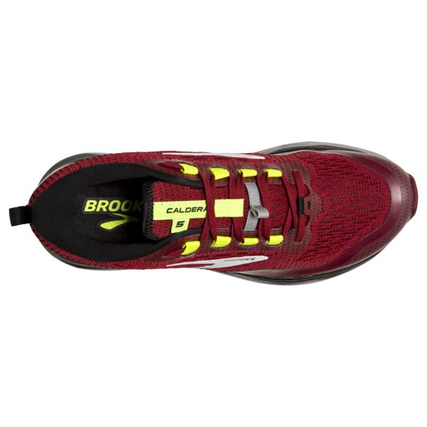 Brooks Caldera 5 Men's Trail Running Shoes Red Black Yellow | ZA-HWI931508