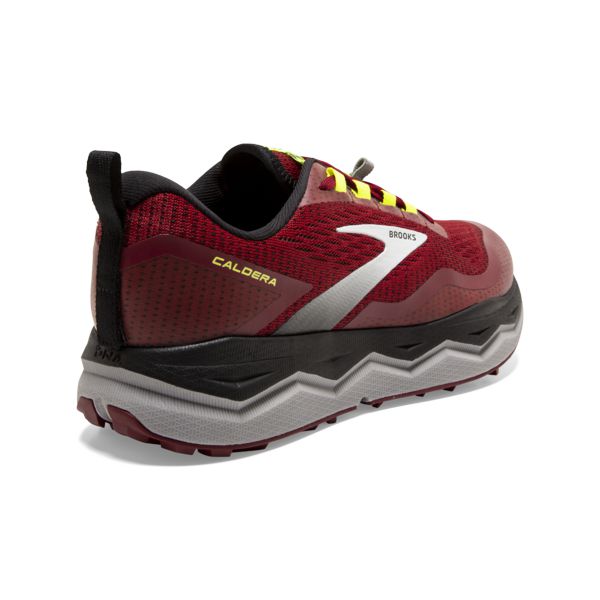 Brooks Caldera 5 Men's Trail Running Shoes Red Black Yellow | ZA-HWI931508