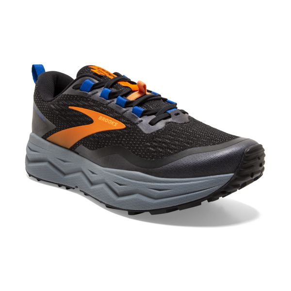 Brooks Caldera 5 Men's Trail Running Shoes Black Yellow Blue | ZA-XJN704685