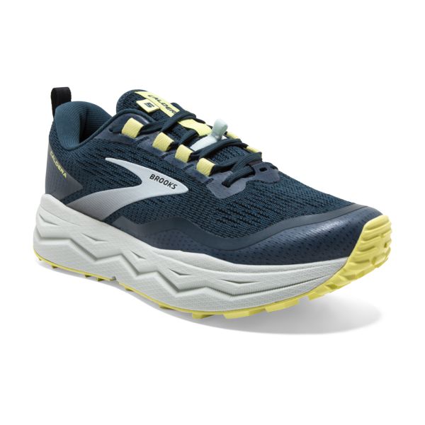 Brooks Caldera 5 Women's Trail Running Shoes Blue Grey Yellow | ZA-VZL327510