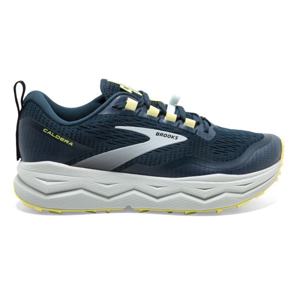 Brooks Caldera 5 Women\'s Trail Running Shoes Blue Grey Yellow | ZA-VZL327510